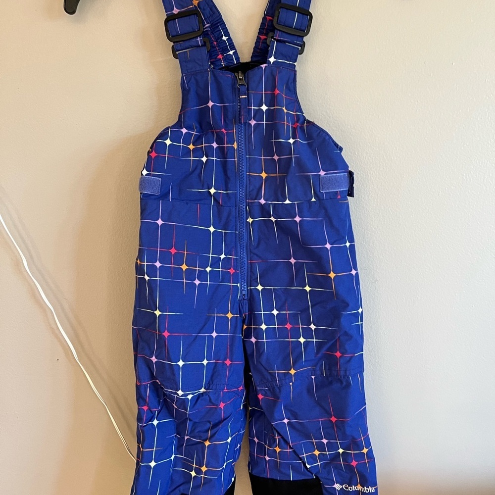 Columbia Blue Overalls Durable Water-Resistant